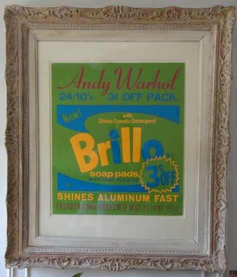 Framed Warhol Poster Framed Warhol Poster
